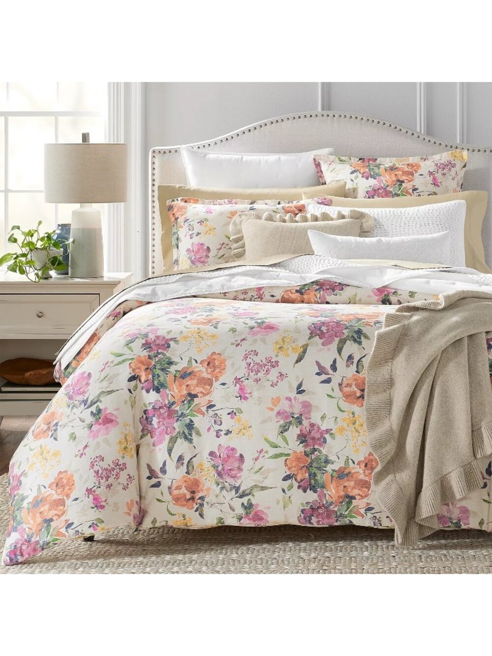 NWT Sky Harper Autumnal Floral Duvet Cover Set Multi Twin Size 68x86 6 available